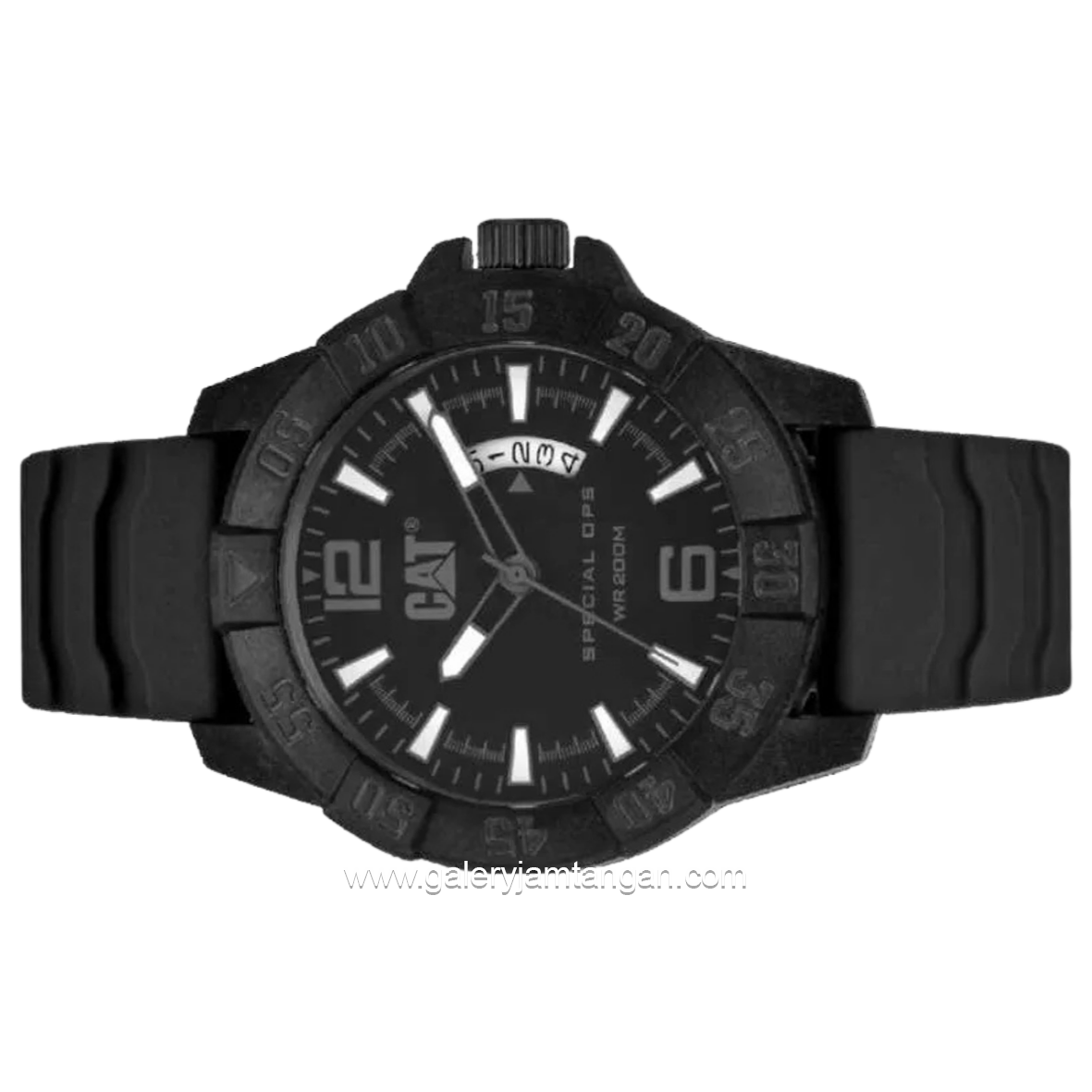 CATERPILLAR K4.121.21.131 Black Rubber Strap