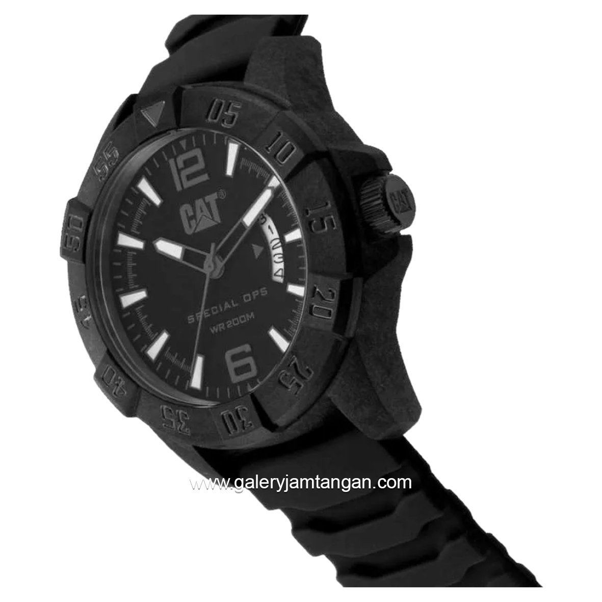 CATERPILLAR K4.121.21.131 Black Rubber Strap