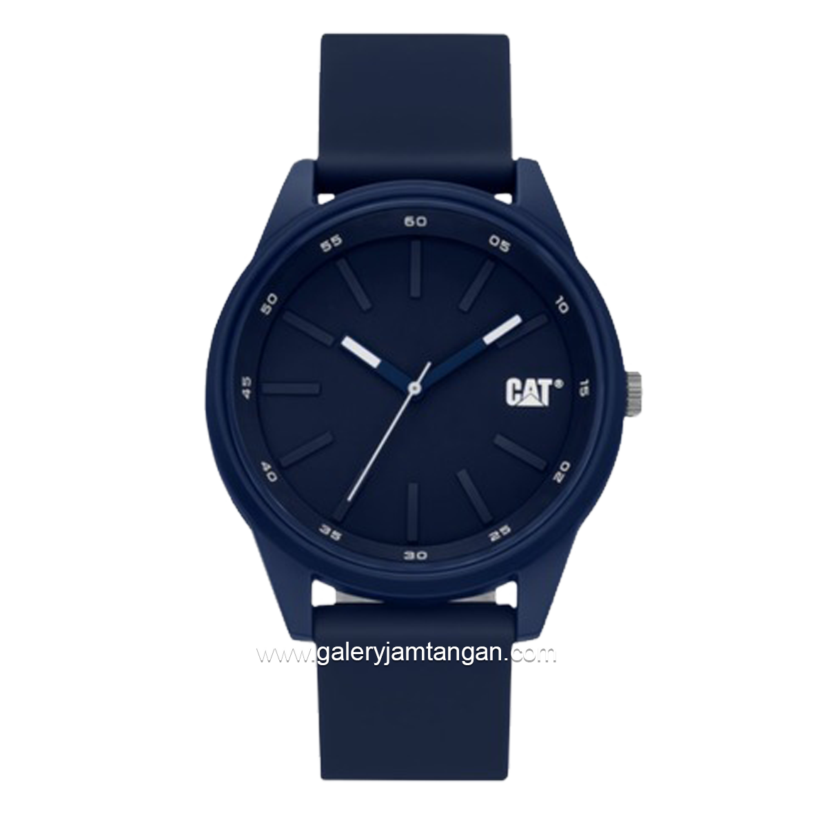 CATERPILLAR LJ.110.26.622 Navy Second Hand White Silicone Strap