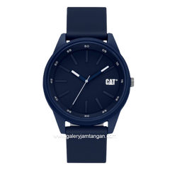 CATERPILLAR LJ.110.26.622 Navy Second Hand White Silicone Strap