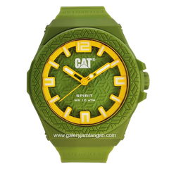 CATERPILLAR LO.131.23.317 Watch Men's Green Yellow Rubber Strap