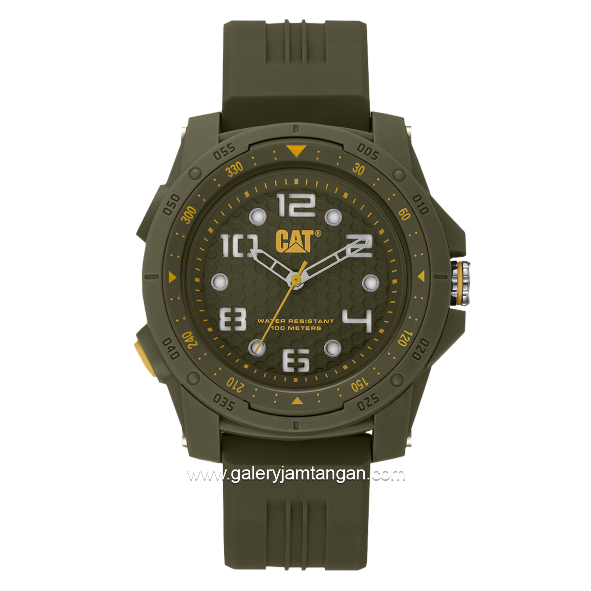 CATERPILLAR LP.130.23.333 Watch Men's Green Rubber Strap