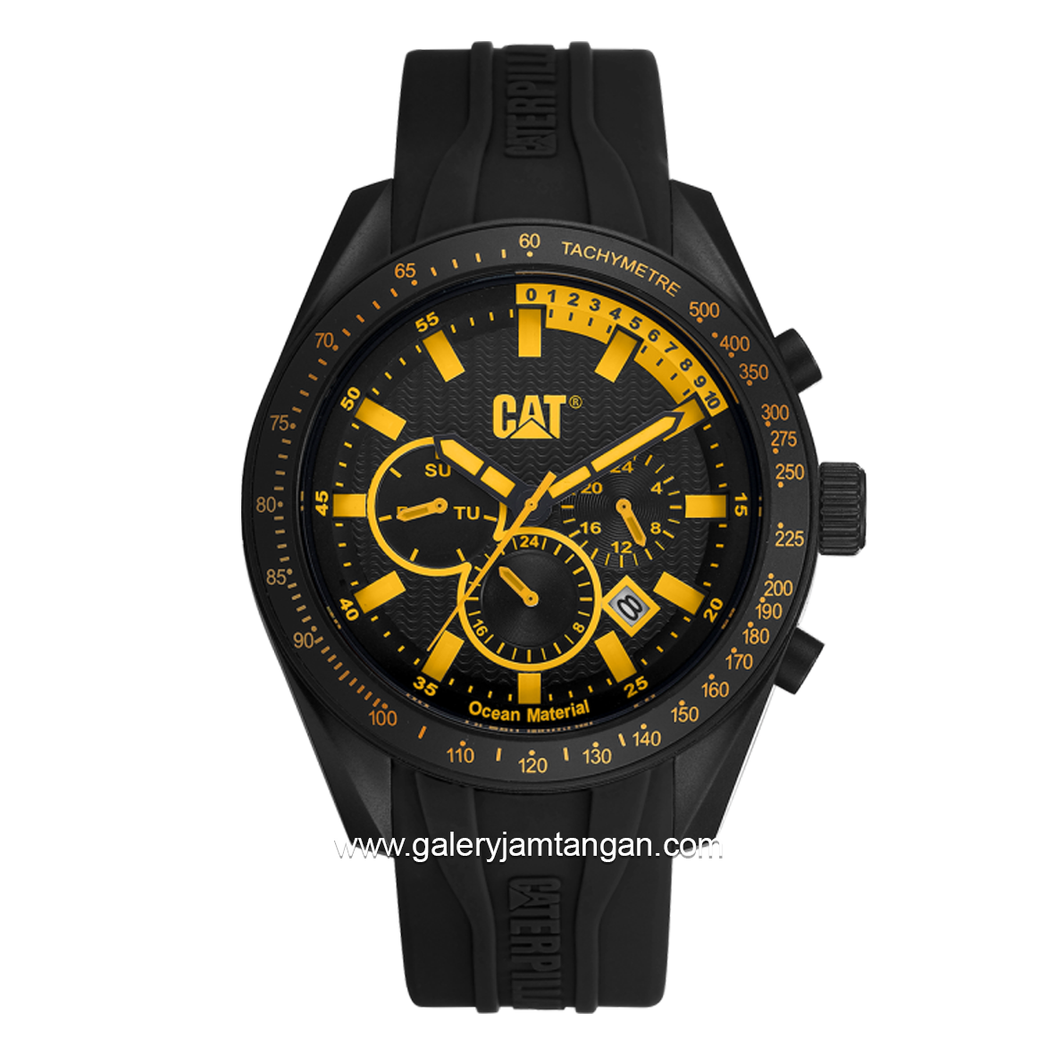 CATERPILLAR LQ.169.21.127 Black Dial Black Silicone