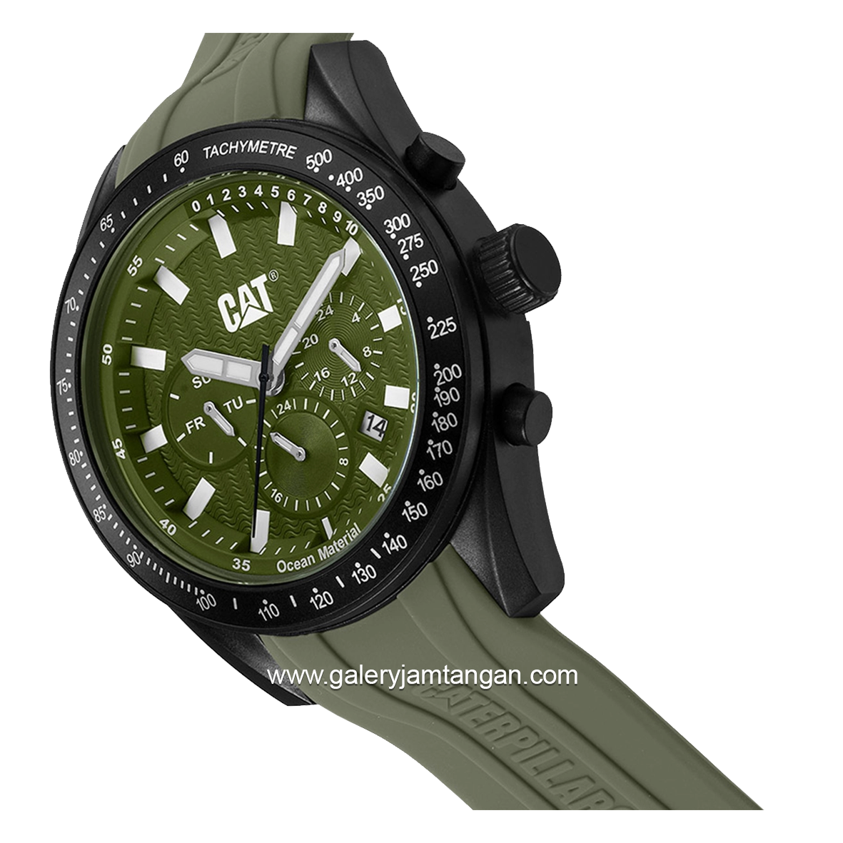 CATERPILLAR LQ.169.23.321 Army Dual Time Silicone