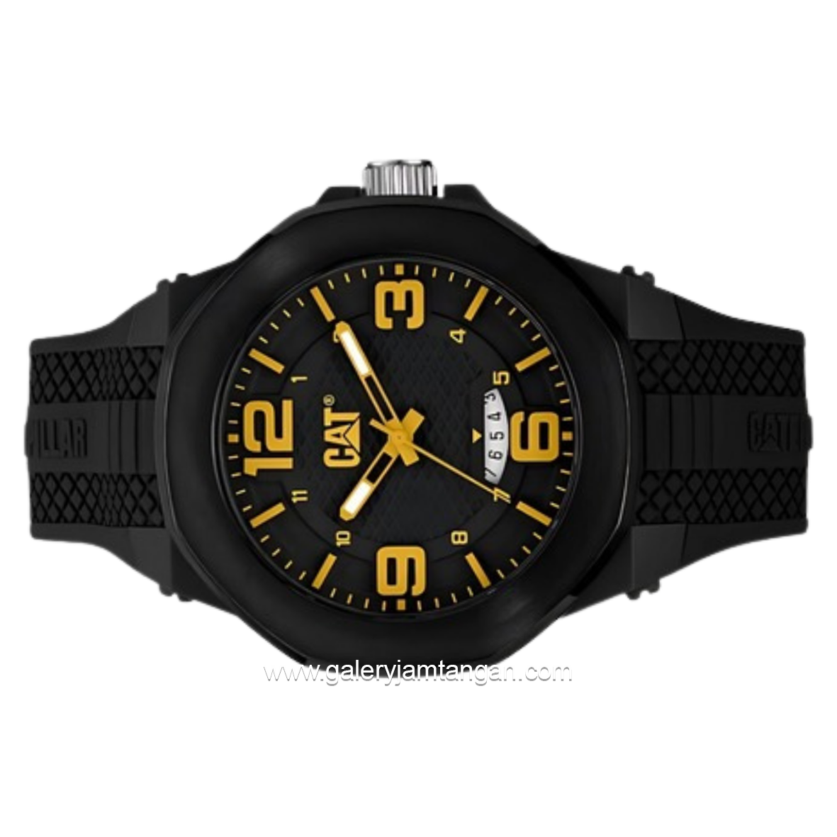 CATERPILLAR LT.161.21.137 Black Rubber Strap