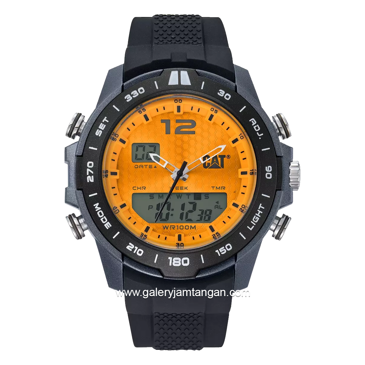 CATERPILLAR MH.155.21.737 Black Analog Digital Silicone