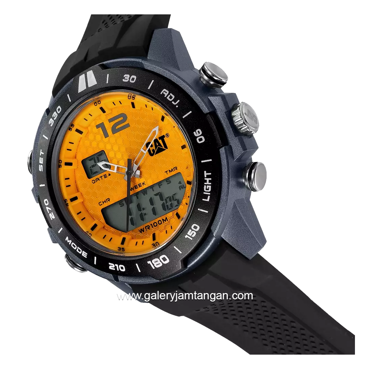 CATERPILLAR MH.155.21.737 Black Analog Digital Silicone