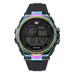 CATERPILLAR OD.107.21.141 Black Digital Rubber Strap
