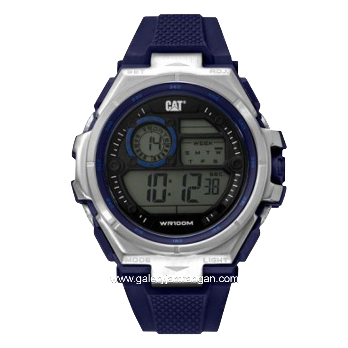 CATERPILLAR OD.147.26.146 Navy Digital Rubber Strap