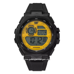 CATERPILLAR OD.167.21.741 Black Digital Rubber Strap