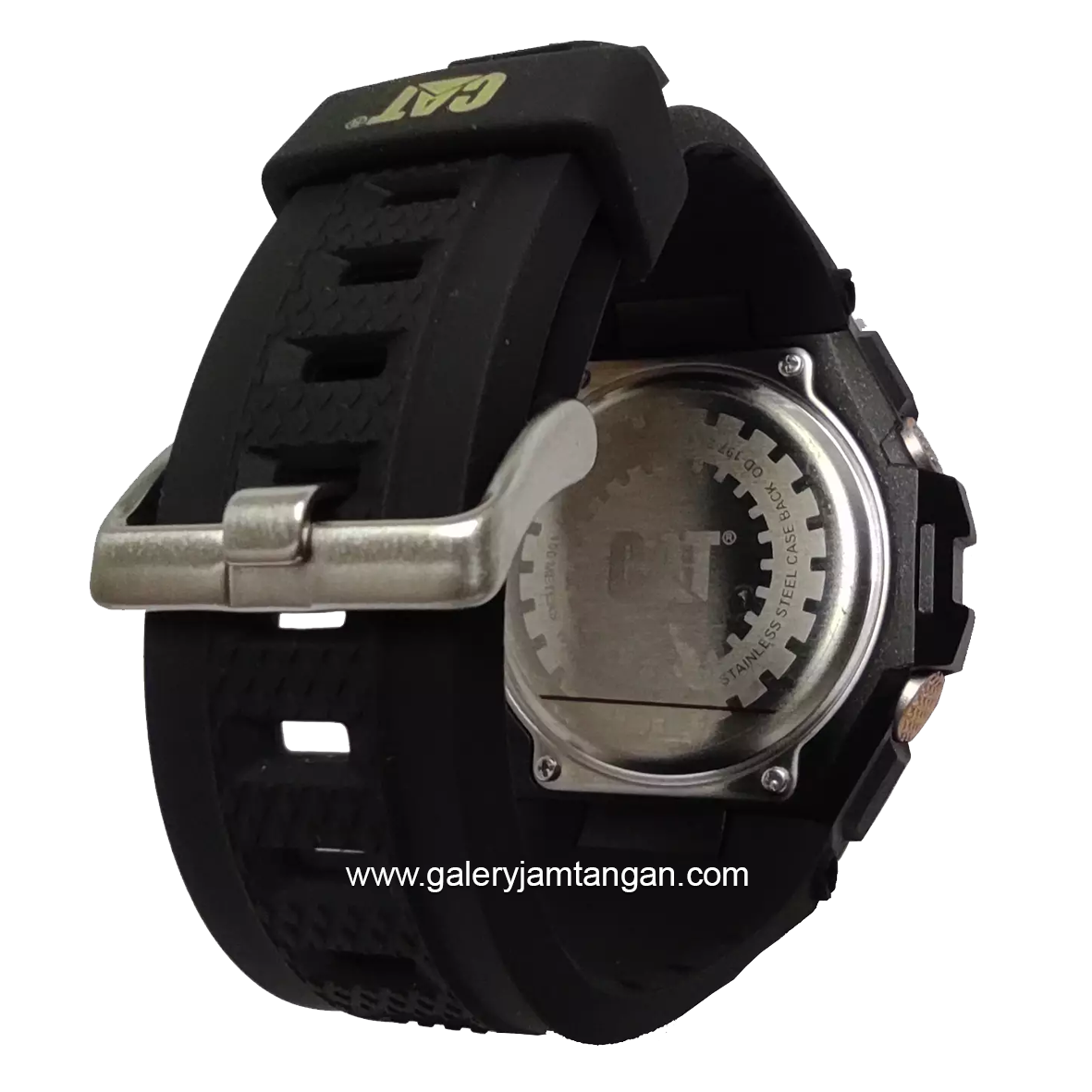CATERPILLAR OD.167.21.741 Black Digital Rubber Strap