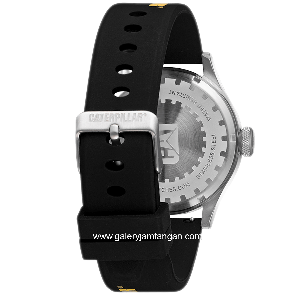 CATERPILLAR QB.141.27.137 Dial Black Silicone Strap