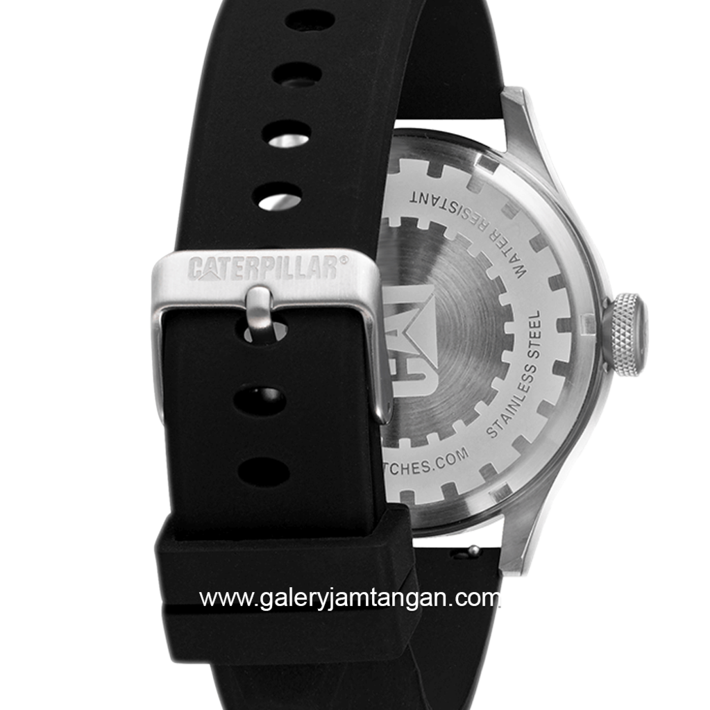 CATERPILLAR QB.161.21.131 Dial Black Silicone Strap