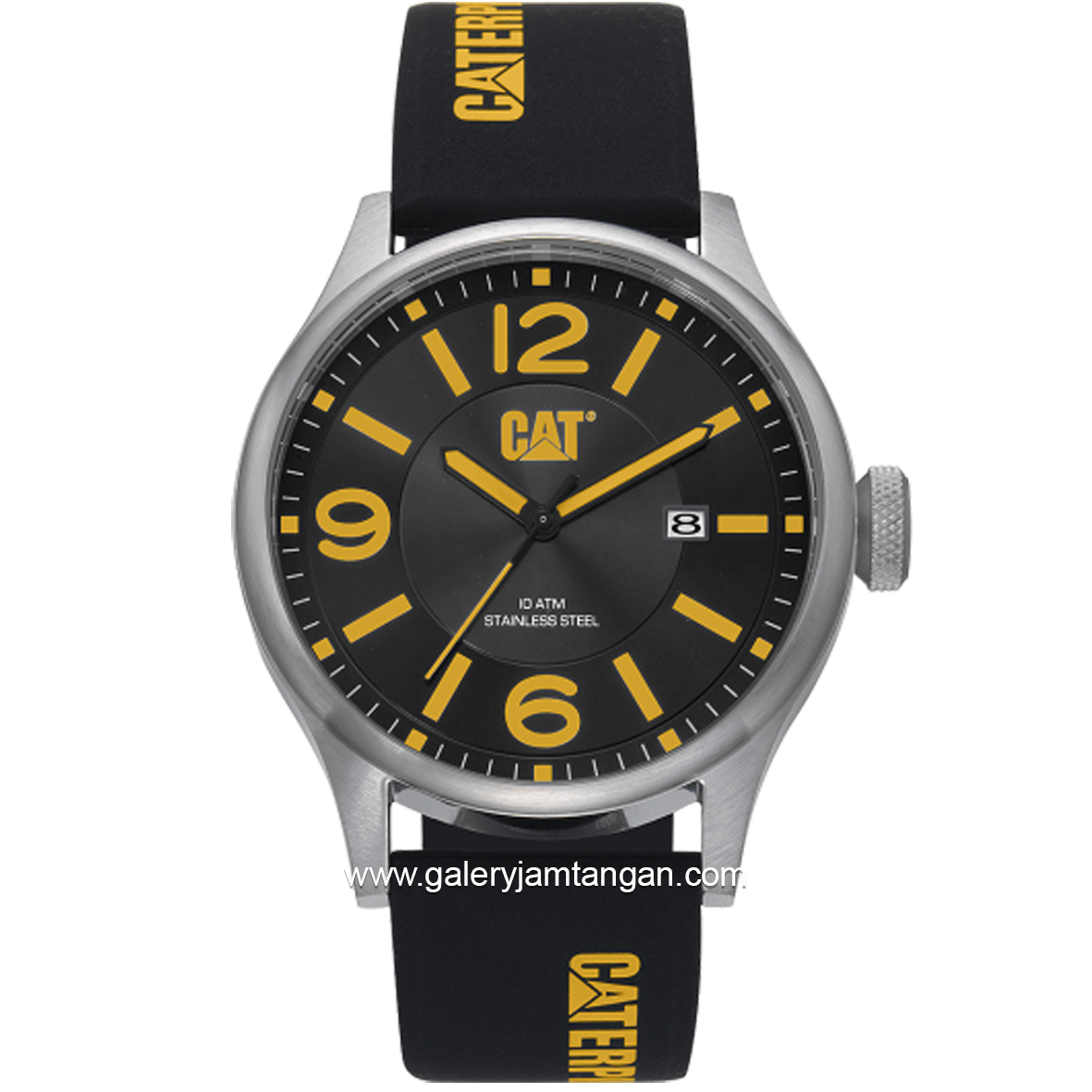 CATERPILLAR QB.141.27.137 Dial Black Silicone Strap