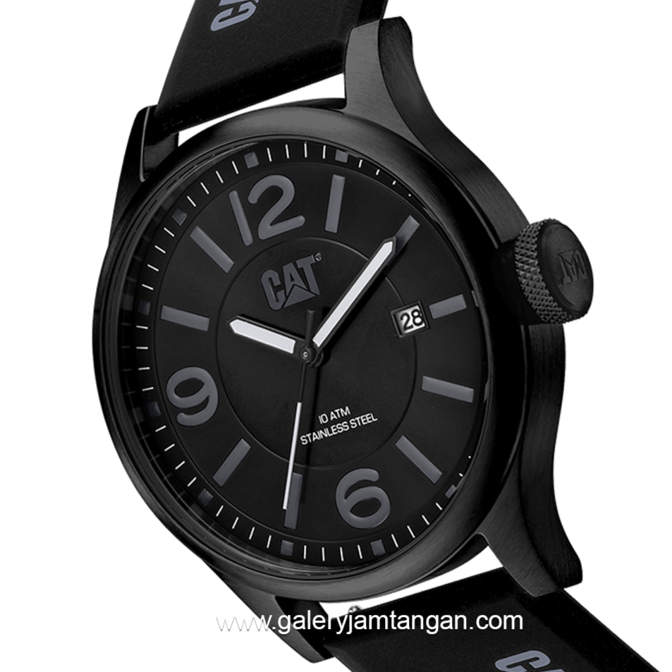CATERPILLAR QB.161.21.131 Dial Black Silicone Strap