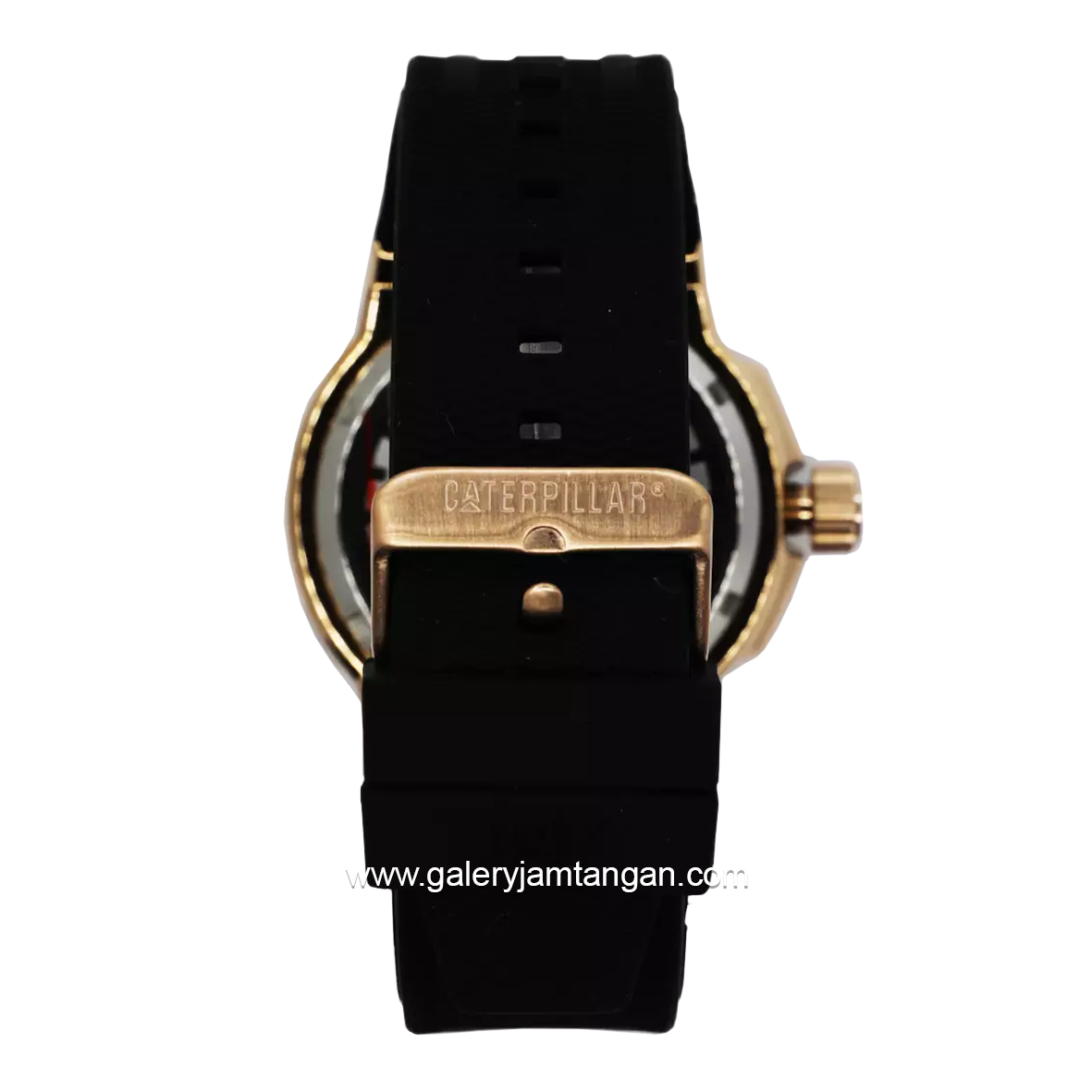 CATERPILLAR S1.191.21.129 Black Analog Rubber Strap