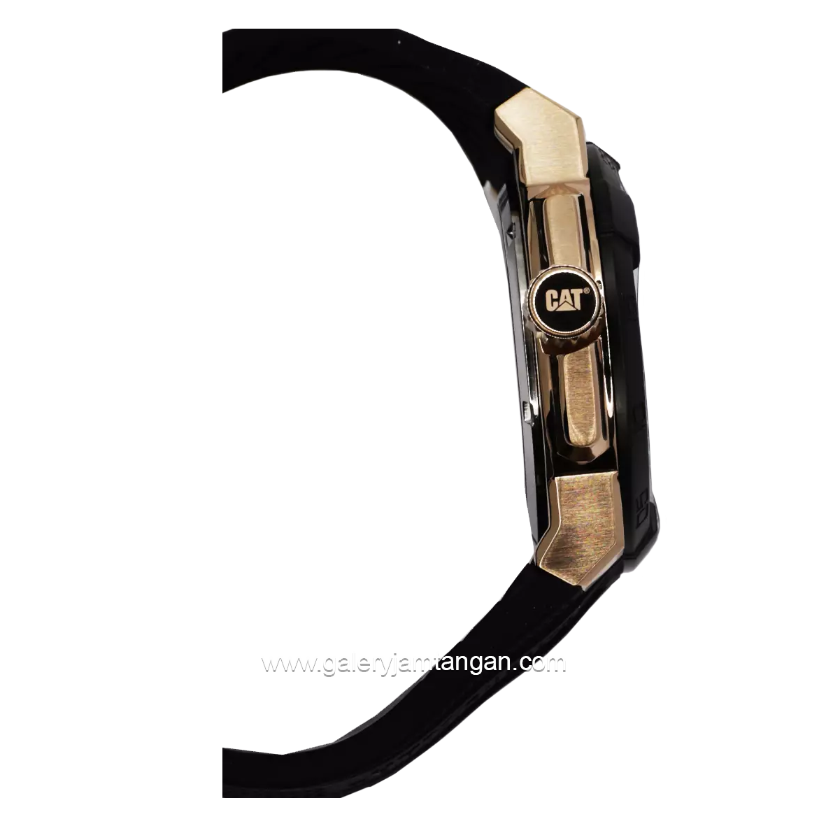 CATERPILLAR S1.191.21.129 Black Analog Rubber Strap