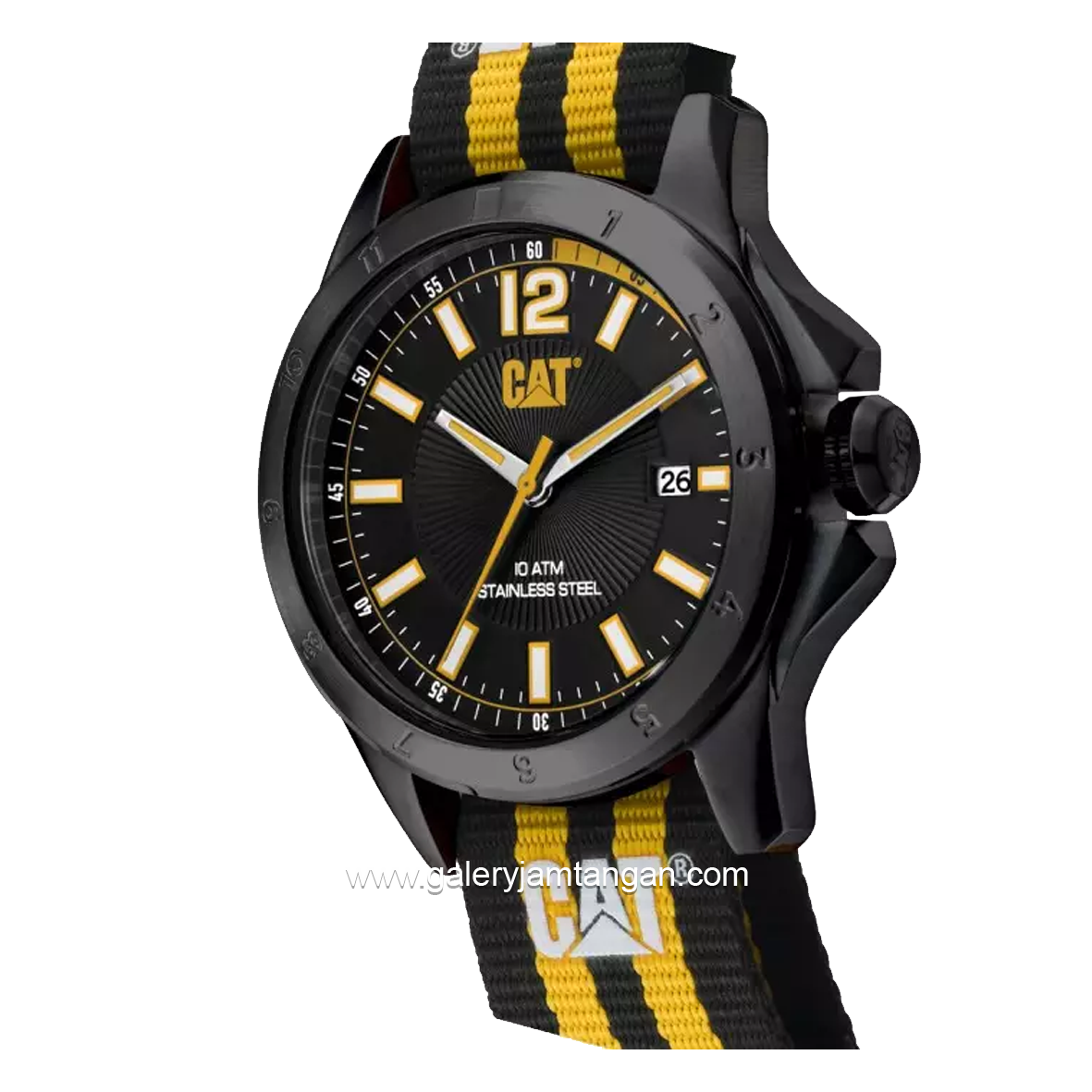 CATERPILLAR YW.161.64.137 Black Combination Yellow Nylon