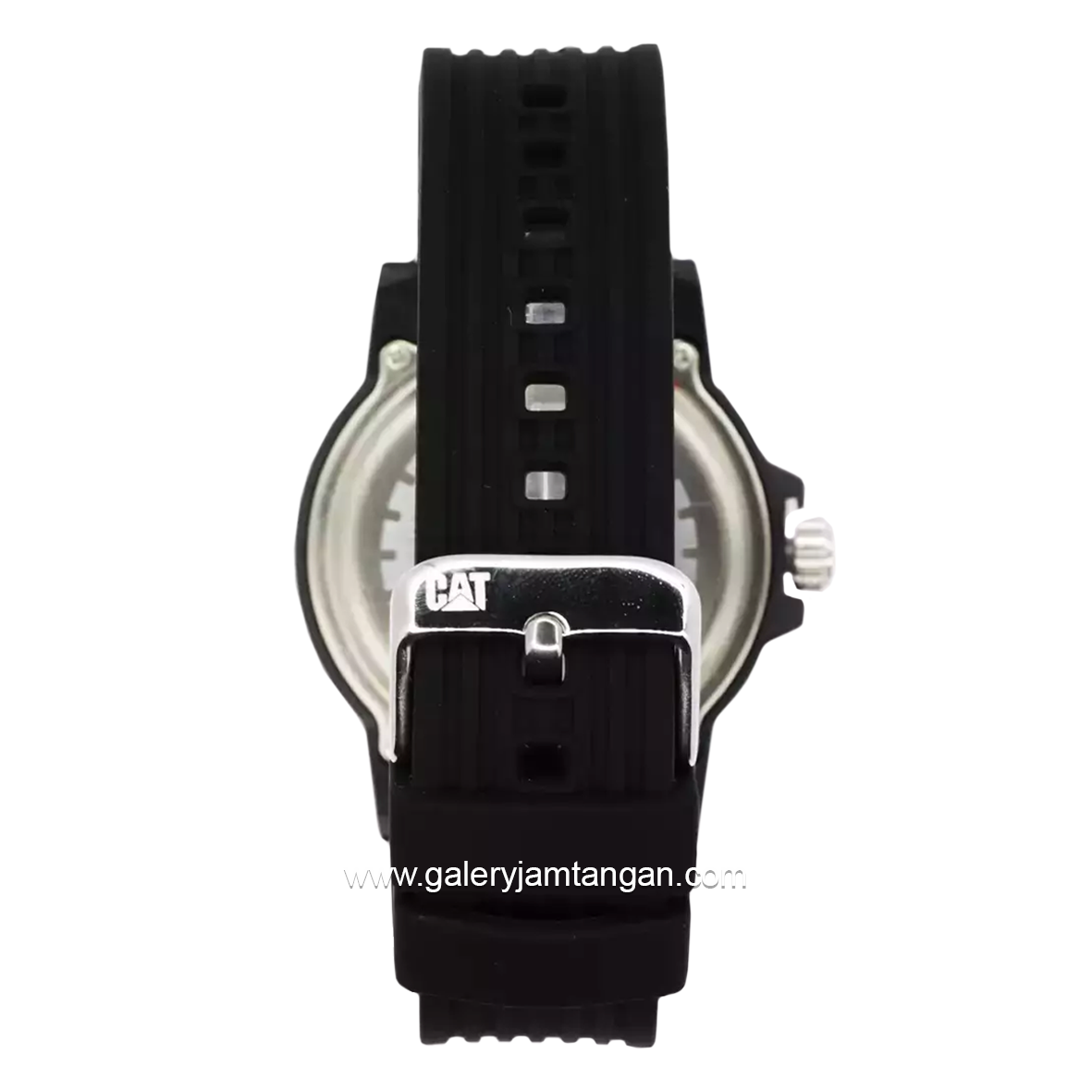 CATERPILLAR LF.111.21.731 Black Dial Yellow Rubber Strap