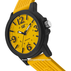CATERPILLAR LF.111.27.731 Yellow Black Rubber Strap