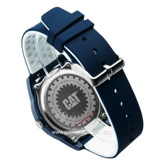 CATERPILLAR LJ.110.26.622 Navy Second Hand White Silicone Strap