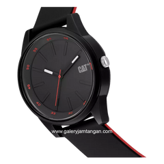 CATERPILLAR LJ.160.21.120 Black Second Hand White Silicone Strap