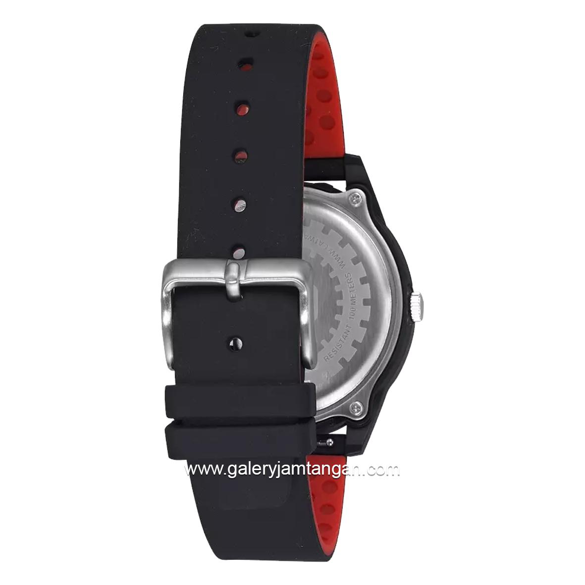 CATERPILLAR LJ.160.21.120 Black Second Hand White Silicone Strap