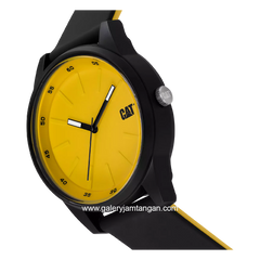 CATERPILLAR LJ.160.21.721 Black Dial Yellow Rubber Strap