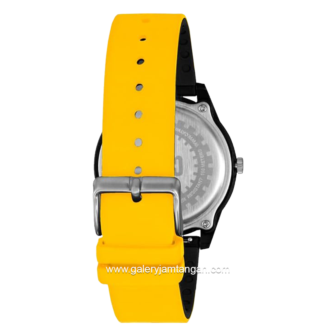 CATERPILLAR LJ.160.27.127 Yellow Black Rubber Strap