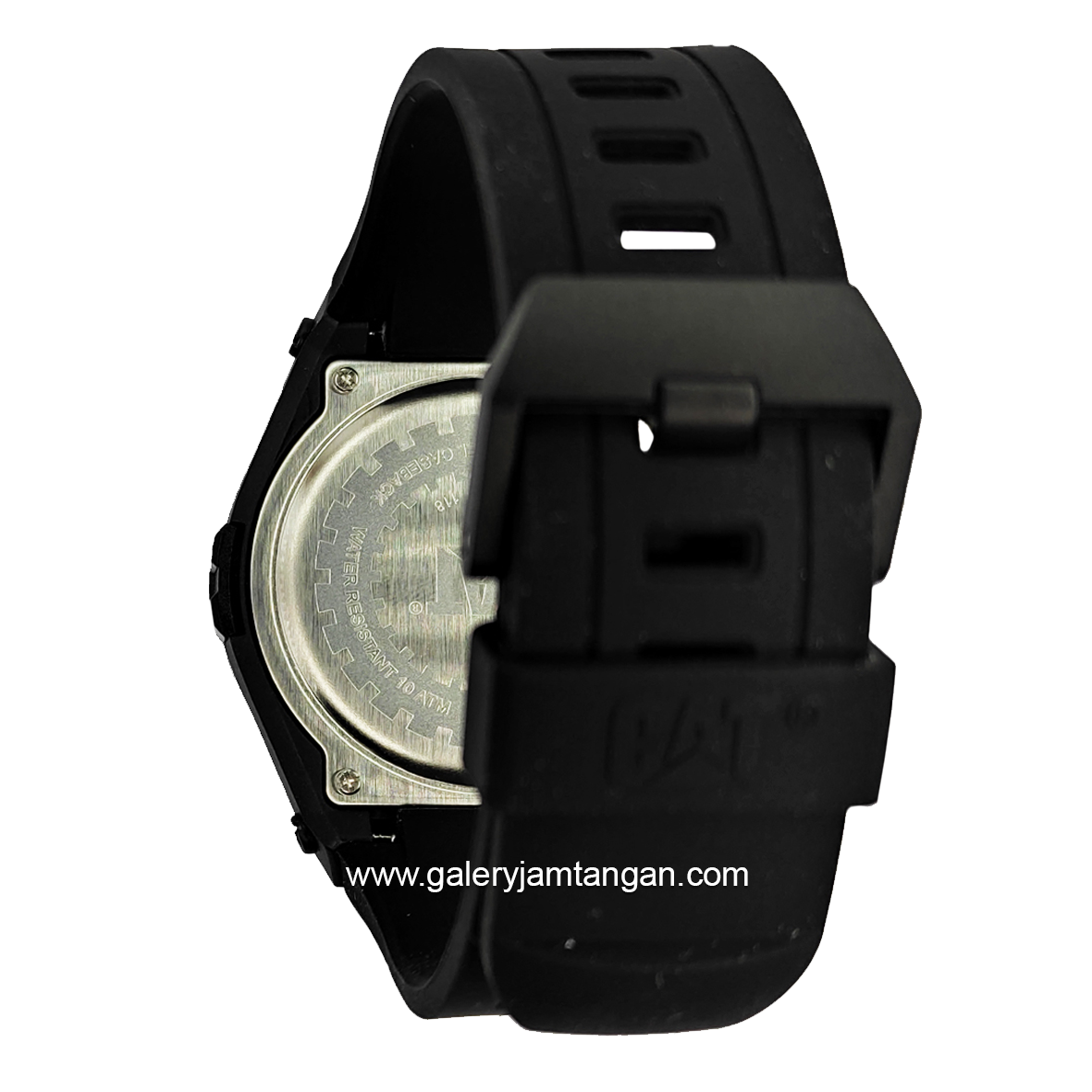 CATERPILLAR LO.111.21.711 Black Dial Yellow Rubber Strap