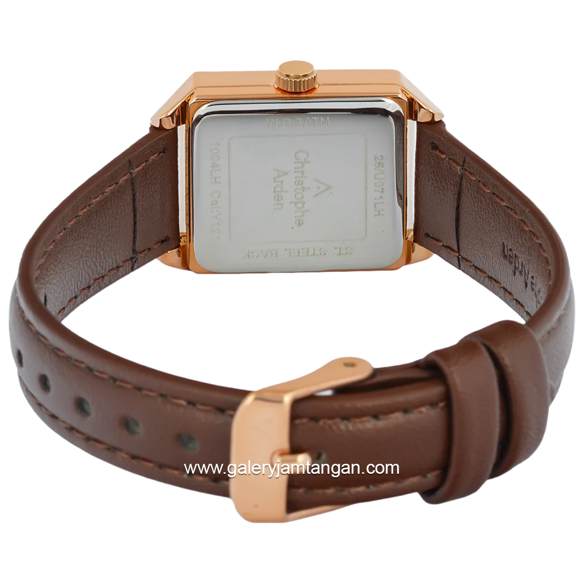 Christophe Arden CA 1004 LH Brown Dial Pink Leather Strap