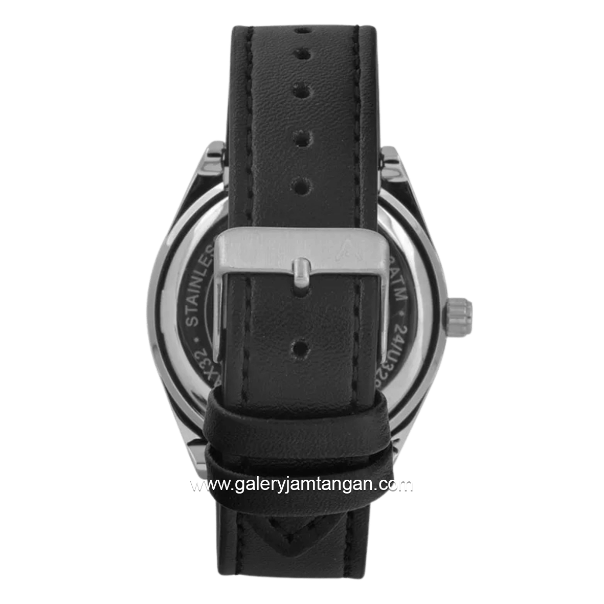 Christophe Arden CA 2005 MD LSSSL Black Silver Leather Strap