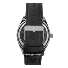 Christophe Arden CA 2005 MD LSSSL Black Silver Leather Strap