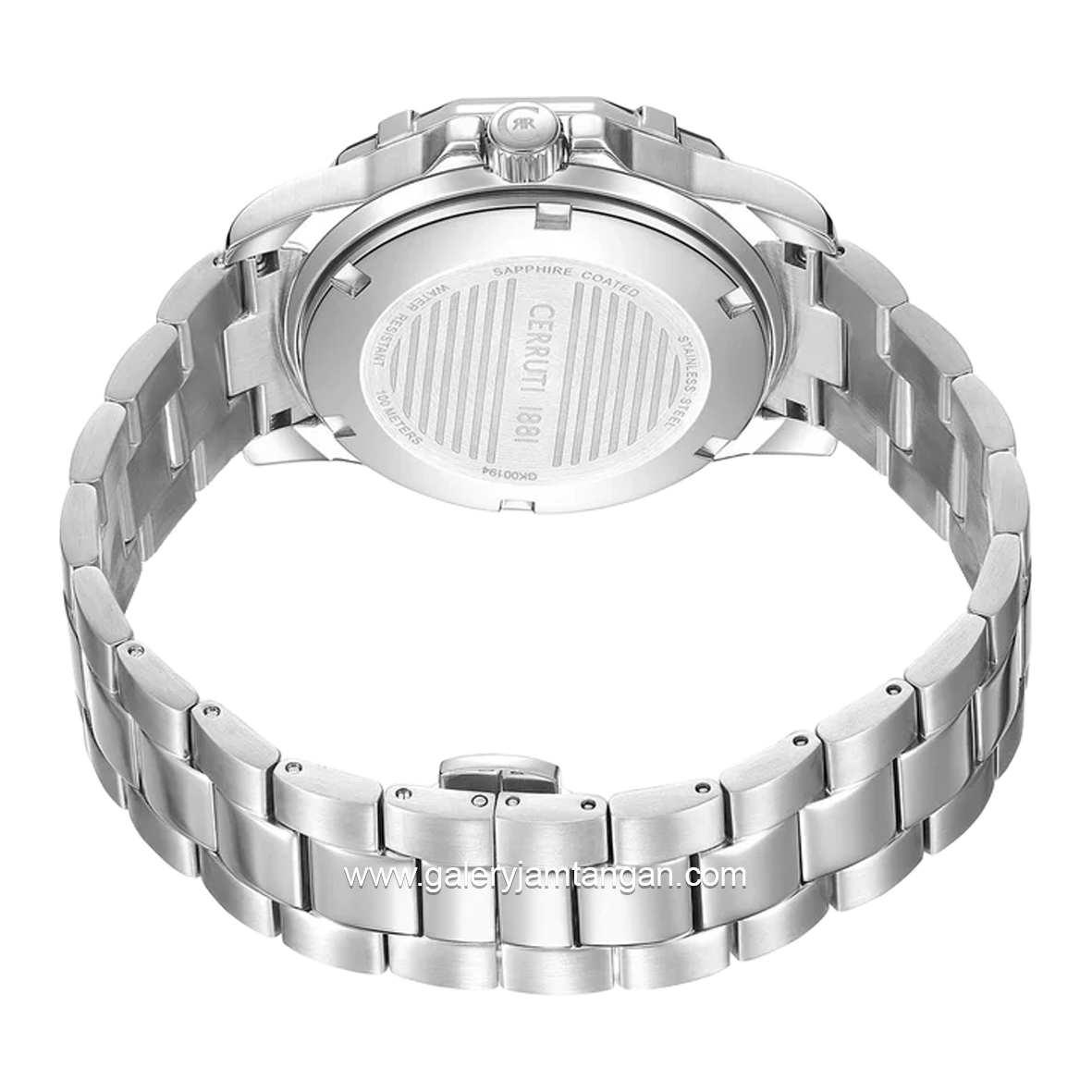 CERRUTI 1881 VALLELAGHI CIWGK0019401 Watch Men's Silver Dial Green Stainless Steel
