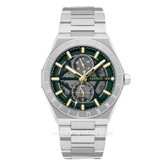 CERRUTI RAVELLO 1881 CIWGK0051201 Silver Dial Green Stainless Steel