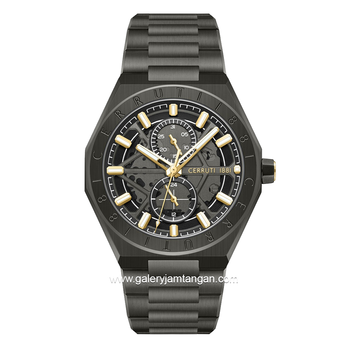 CERRUTI 1881 RAVELLO CIWGK0051202 Full Black Stainless Steel