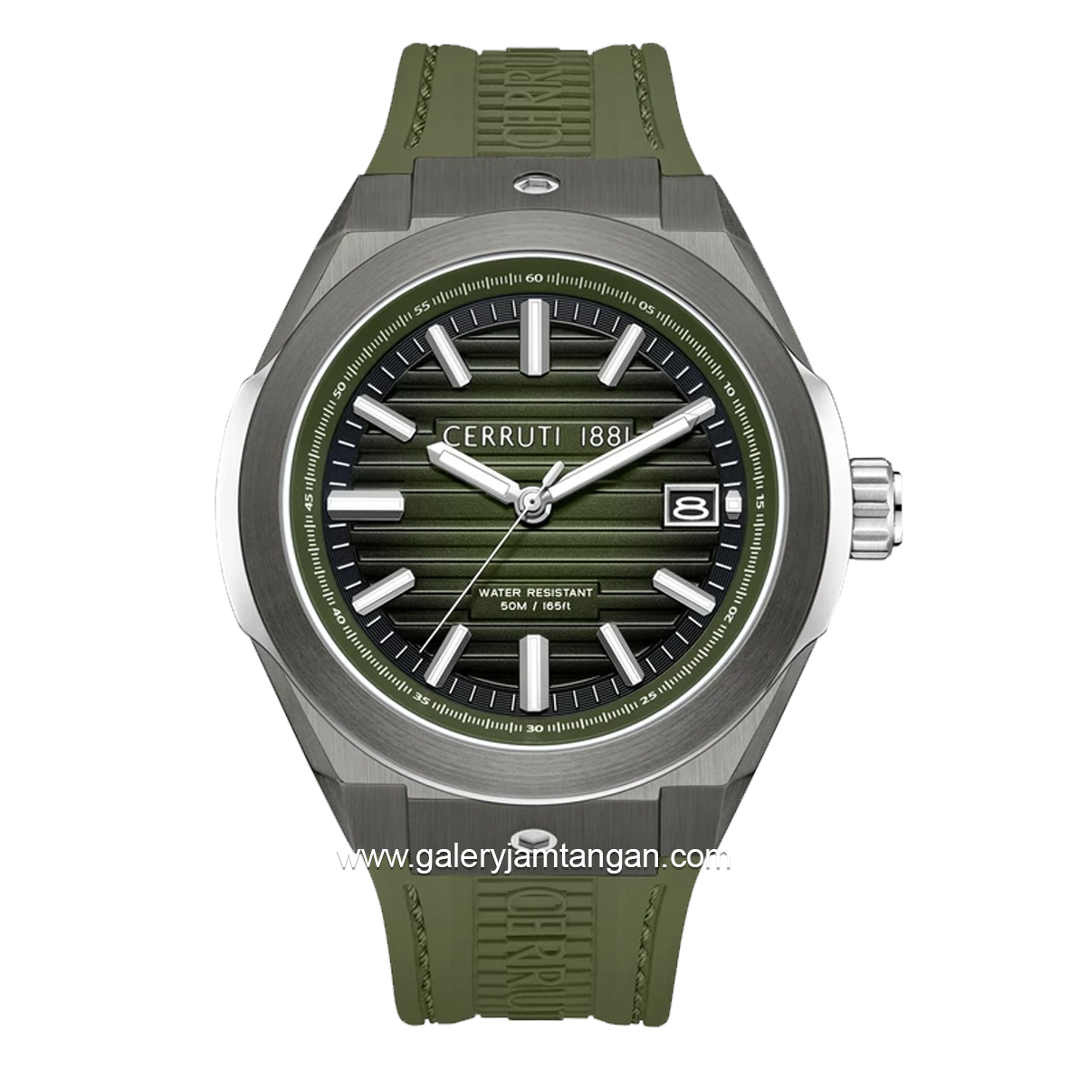 CERRUTI 1881 RUSCELLO CIWGN0042902 Watch Men's Green Grey Rubber Strap