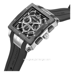 CERRUTI 1881 ODISSEA CIWGO0072401 Watch Men's Chronograph Black Silver Silicone Strap