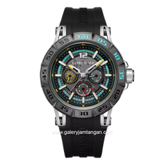 CERRUTI 1881 VELLETRI GENTS CIWGQ0050301 Watch Men's  Black Dial Grey Rubber Strap
