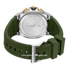 CERRUTI 1881 RAZZUOLO CIWGQ0073403 Watch Men's Green Silver Silicone Strap