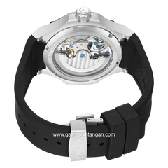 CERRUTI 1881 LUCARDO CIWGR0023002 Watch Men's Automatic Black Silver Silicone Strap