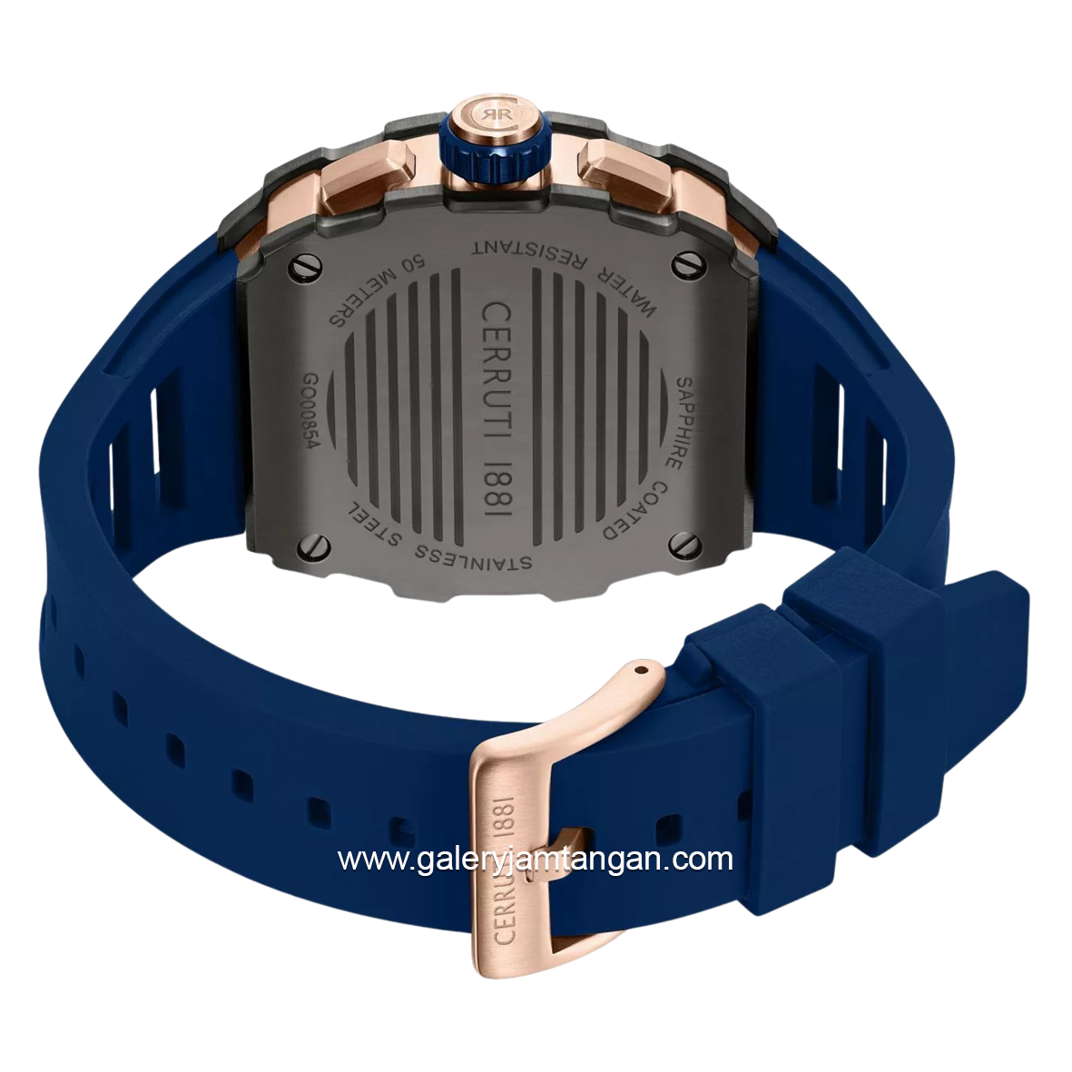 CERRUTI 1881 GUBBIO CIWGO0085402 Blue Rubber Strap