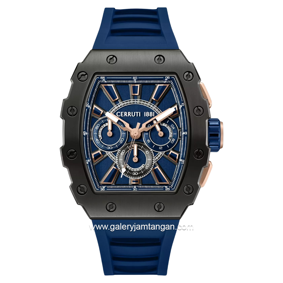 CERRUTI 1881 GUBBIO CIWGO0085402 Blue Rubber Strap