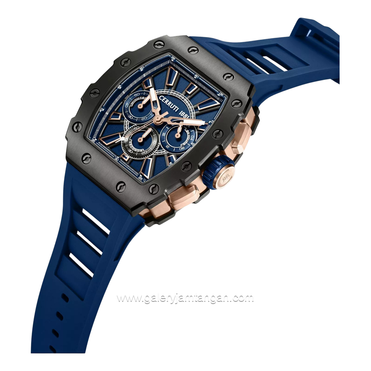 CERRUTI 1881 GUBBIO CIWGO0085402 Blue Rubber Strap
