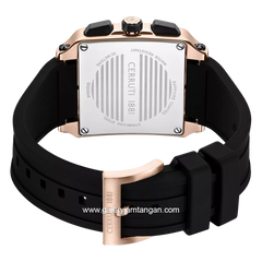 CERRUTI 1881 CIWGQ0084902 Odissea Master Black Rubber Strap