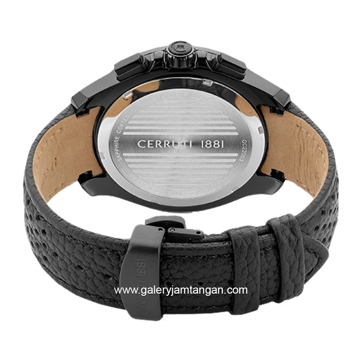 CERRUTI BISERNO 1881 CIWGC2205303 Black Leather Strap