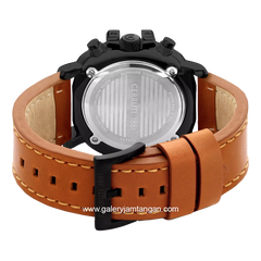 Cerruti 1881 POSITANO CIWGF2224504 Brown Black Leather Strap