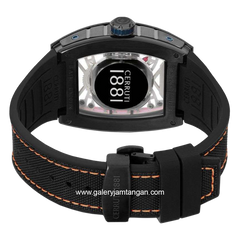 CERRUTI CALLIANO CIWGN0019501 Watch Men's Black Orange Rubber / Fabric Strap
