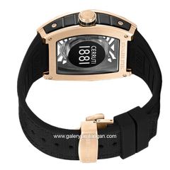 CERRUTI 1881 CALLIANO CIWGN0019503 Watch Men's Black Rosegold Rubber / Fabric Strap