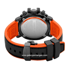 CERRUTI 1881 POSITANO CIWGO2206805 Watch Men's Black Combinasi Orange Black Rubber Chronograph